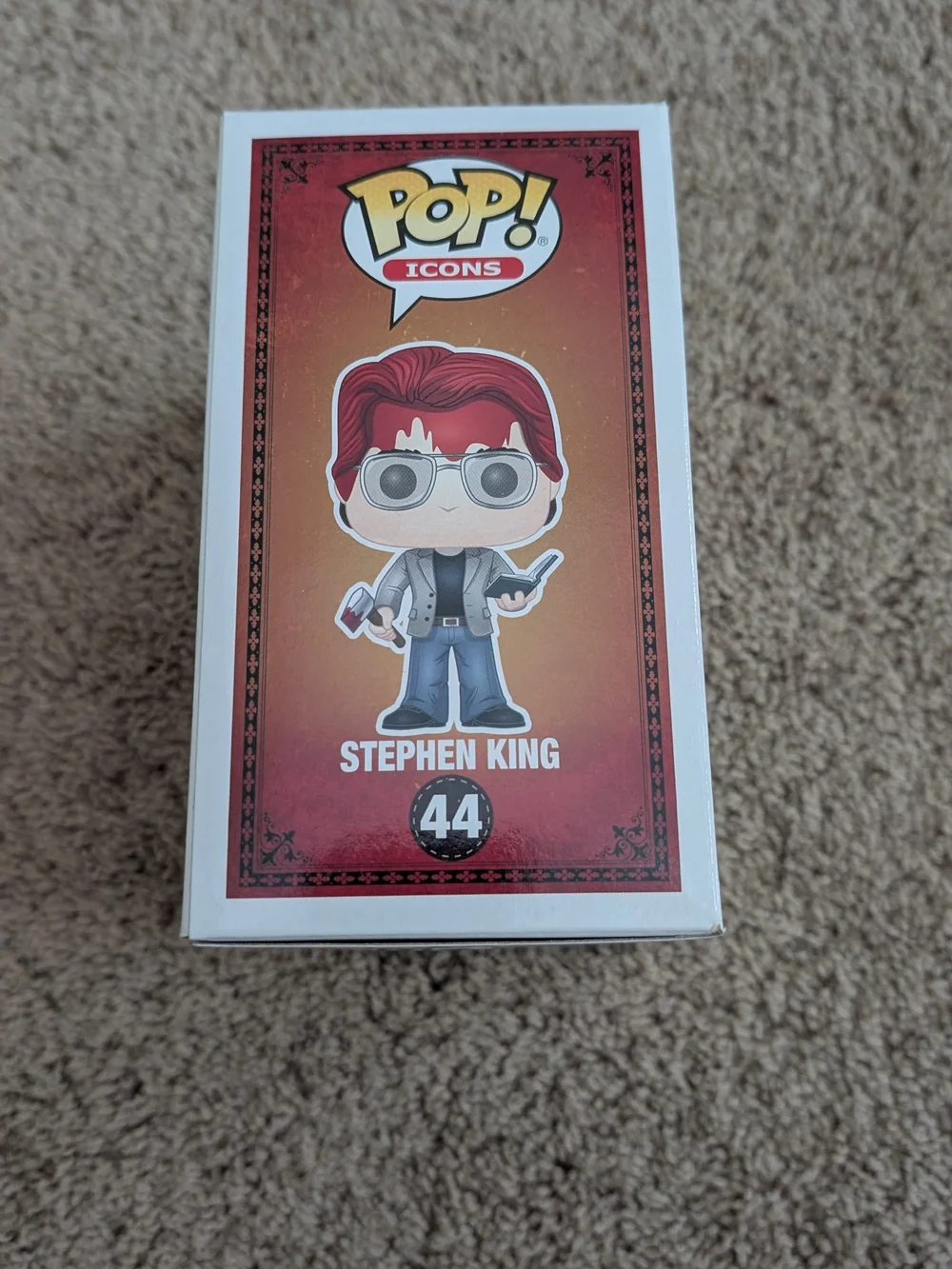 Funko Pop! Icons Stephen King #44 Vinyl Figure - Red Hair, Black Outfit - Picture 5 of 6